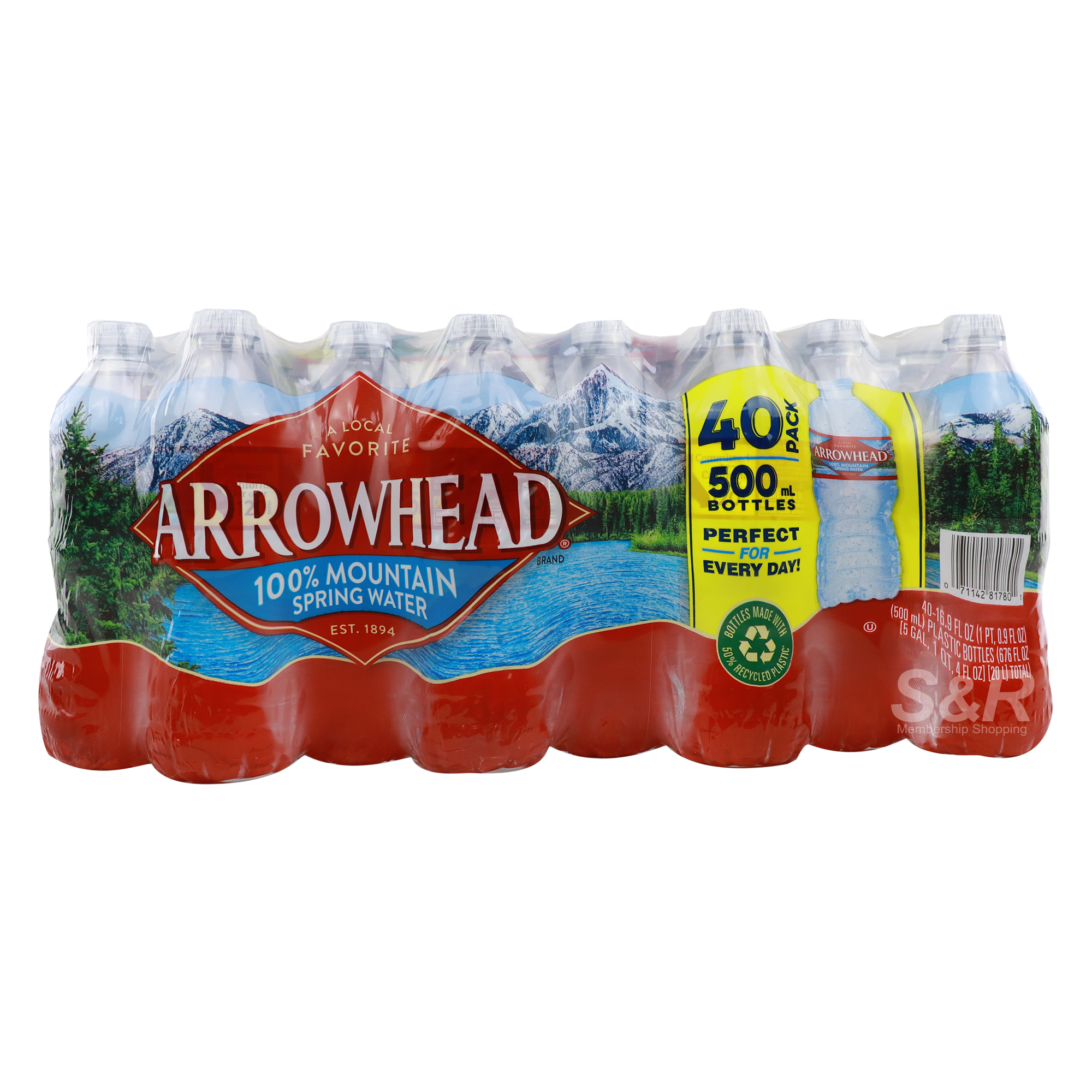 Arrowhead 100% Spring Water 40 bottles Arrowhead 100% Spring Water 40 bottles